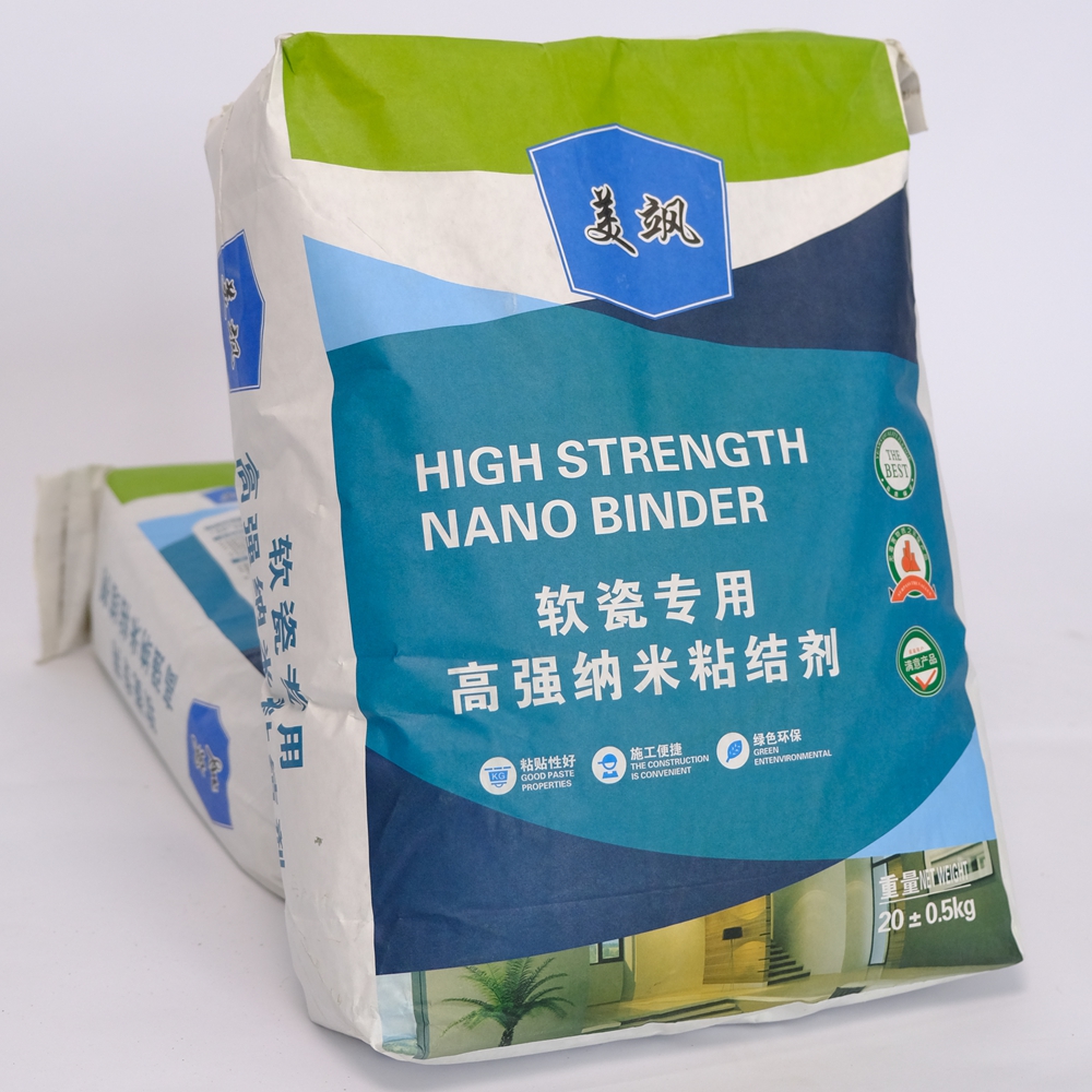 Special adhesive for soft porcelain